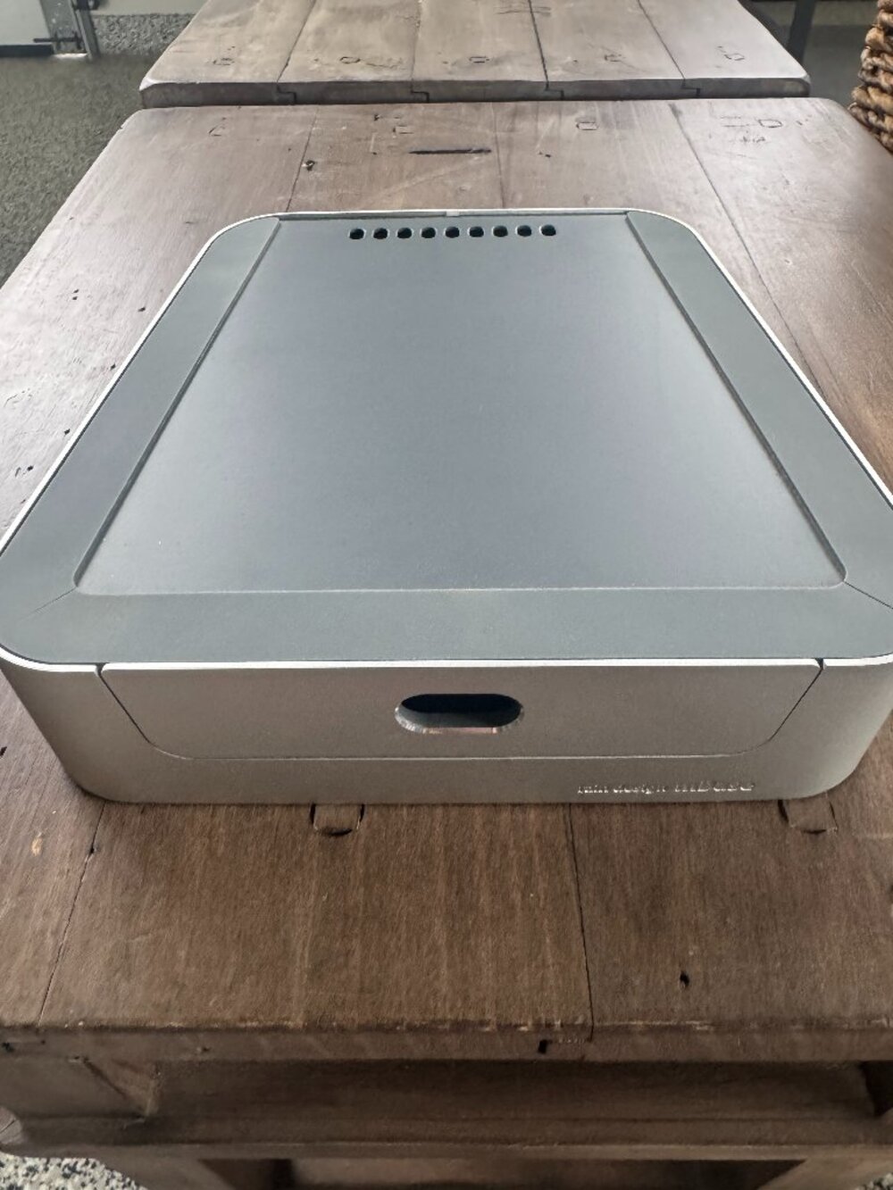 Rain Design mBase Aluminum iMac Monitor Stand with Storage Drawer